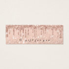 Gift Certificate Drips Rose Gold Makeup Small
