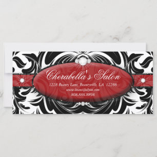 Gift Certificate Fashion Salon Jewellery Damask