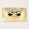 Gift Certificate Glass Gold Lashes Eyes Makeup