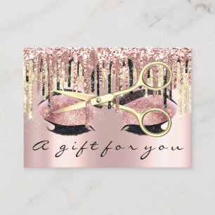 Gift Certificate Hairdresser Makeup Lash Microblad