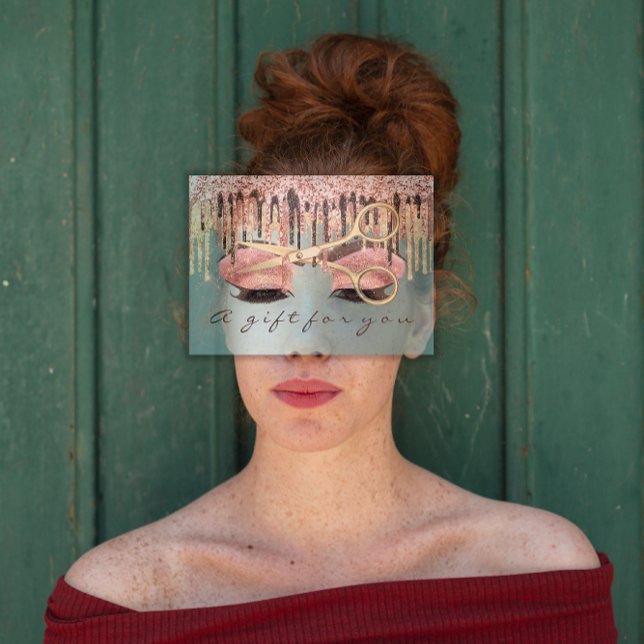 Gift Certificate Hairdresser Rose Blue Makeup Lash (Gift Certificate Hairdresser Rose Blue Makeup Lash)