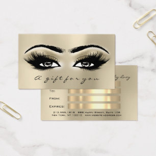 Gift Certificate Ivory Eye Lash Extension Makeup