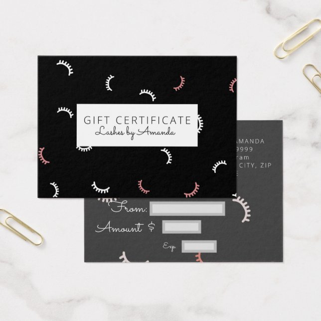 Gift Certificate Lash Extensions (Office)