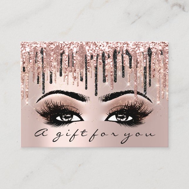 Gift Certificate Makeup Eyelash Hair Microblading (Front)