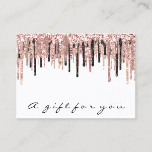 Gift Certificate Makeup Eyelash Hair Nails White