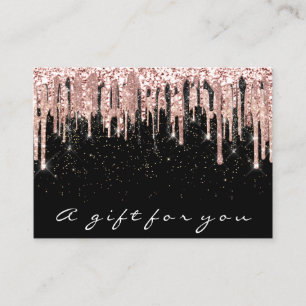 Gift Certificate Makeup Lash Hair Nails Confetti