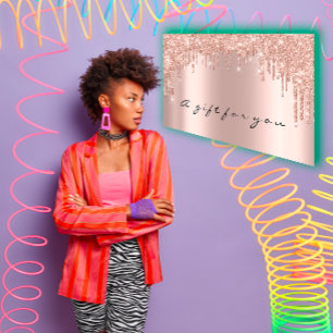 Gift Certificate Nails Makeup Eyelash Rose Drips