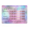 Gift Certificate Ombre Pink Lashes Beauty Makeup
