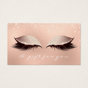 Gift Certificate Sparkly Lashes Extension Makeup