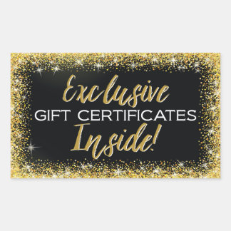 Gift Certificate Sticker - Events