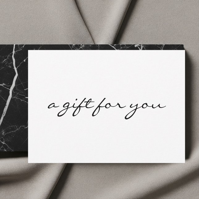 Gift Certificate Voucher Minimalist Card (Creator Uploaded)