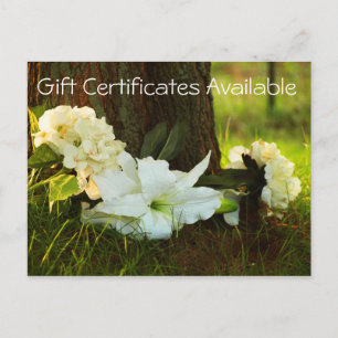 Gift Certificates available Postcard