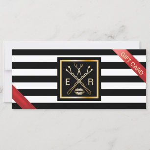 Gift Certificates Modern Stripes Beauty Salon