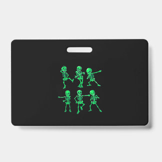 Gift Dance| Halloween Dancing Skeletons Dance Gift ID Badge