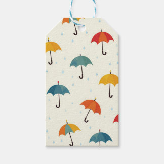 Gift Enclosures (umbrella pattern) Tags