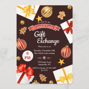 Gift Exchange Holiday Card