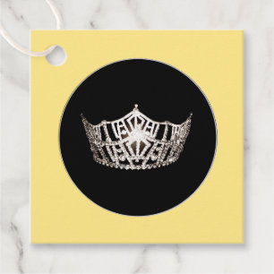 Gift-FavorTag -Miss America Style Crown Favour Tags
