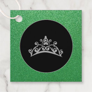 Gift-FavorTag -Pageant USA America Tiar Crown Favour Tags