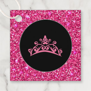 Gift-FavorTag -Pageant USA America Tiara Crown Favour Tags