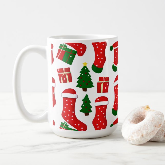 Gift-Filled Stocking Mug (With Donut)