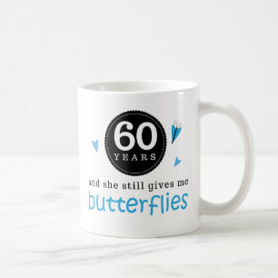 Gift For 60th Wedding Anniversary Butterfly Coffee Mug