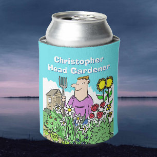 Gift for a Gardener. Add your Name. Can Cooler