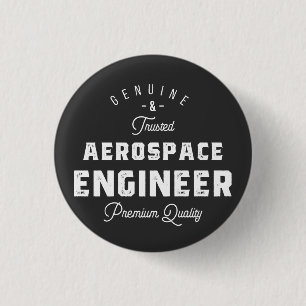 Gift for Aerospace Engineer 3 Cm Round Badge