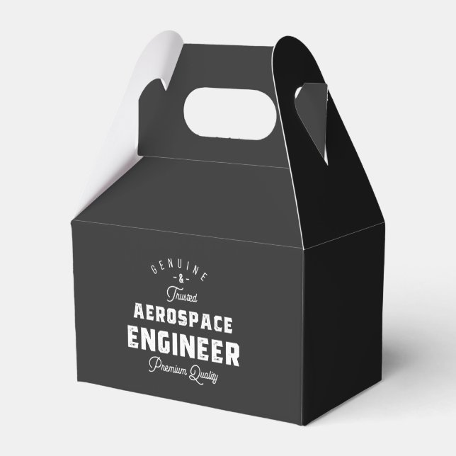Gift for Aerospace Engineer Favour Box (Front Side)