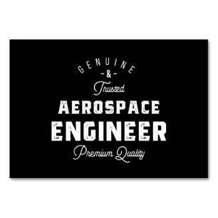 Gift for Aerospace Engineer Table Number