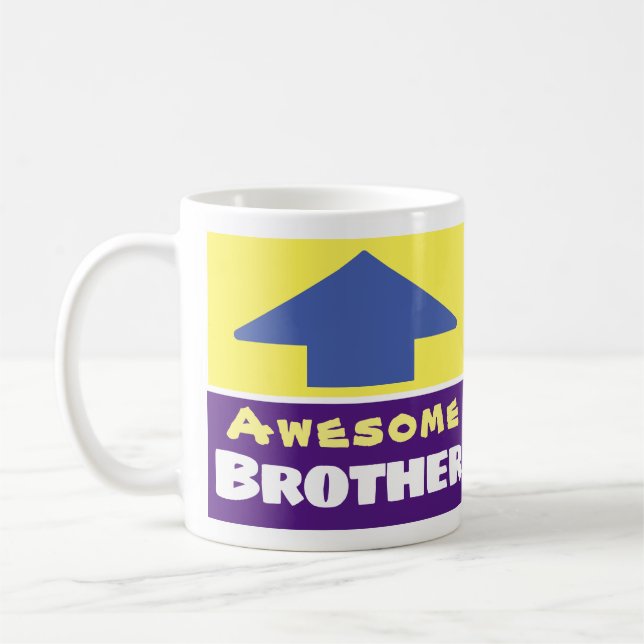 Gift for an Awesome Brother Coffee Mug (Left)