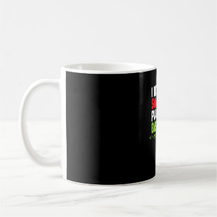 Gift for Bass Guitar Player Cool Santa Christmas Coffee Mug