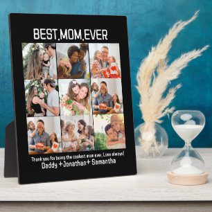 Gift For Best Mum Ever Family Photo Collage Plaque