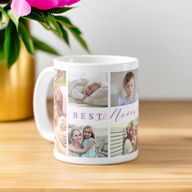 Gift For Best Nonna Ever Family Photo Collage Coffee Mug (Gift For Best Nonna Ever Family Photo Collage Coffee Mug)