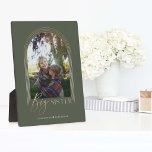 Gift for Big Sister Elegant Arch Photo Keepsake Plaque<br><div class="desc">A special, memorable, and beautiful photo gift for your big sister. The design features a single photo layout in a modern arch design with faux rose gold concentric circle frame to display your own special sister photo. "Big Sister" is designed in a stylish and elegant faux rose gold typography. Customise...</div>