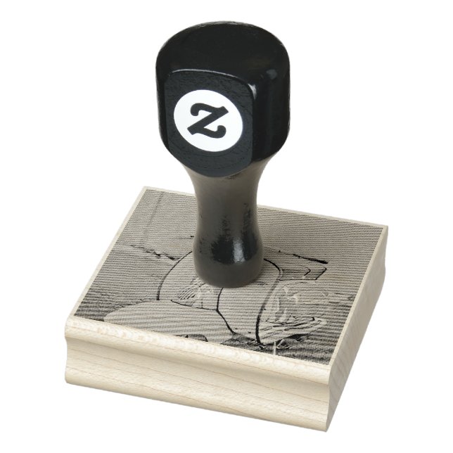 Gift for biker rubber stamp (Stamp)