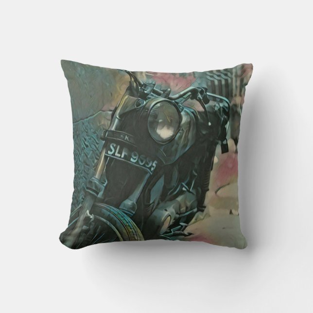 Gift for bikers cushion (Front)