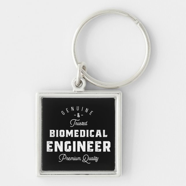 Gift for Biomedical Engineer Key Ring (Front)