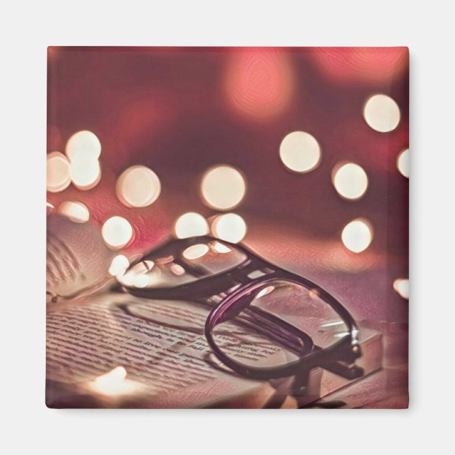 Gift for book lovers magnet (Front)