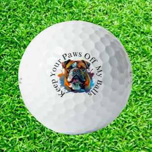 Gift for Bulldog-Loving Golfers Golf Balls