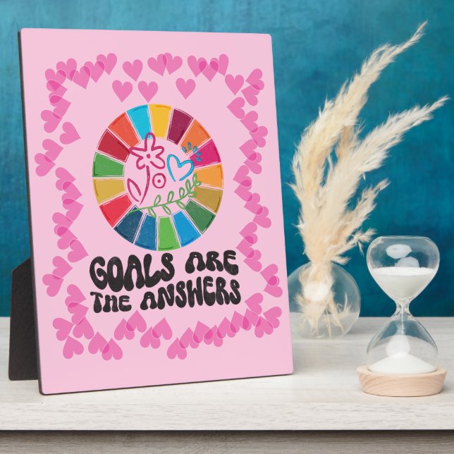 Gift for Changemakers Students Teachers Boss Coach Plaque (Side)