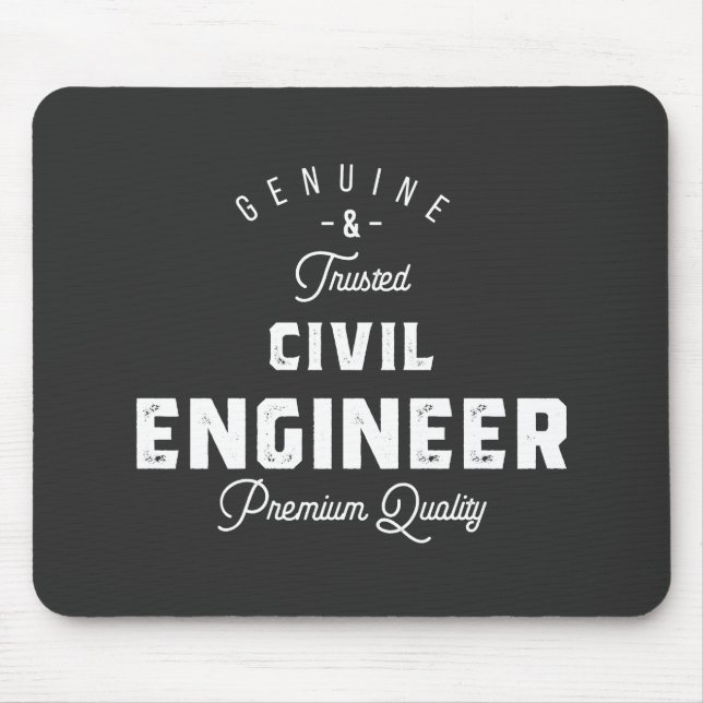Gift for Civil Engineer Mouse Pad (Front)