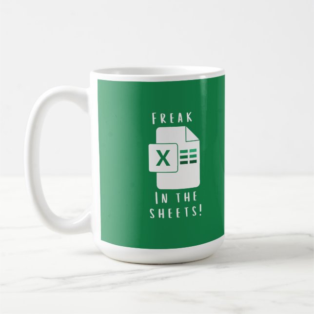 Gift for coworker - Freak in the sheets Coffee Mug (Left)