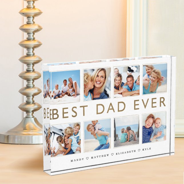 Gift for Dad | Best Dad Ever Photo Collage (Creator Uploaded)