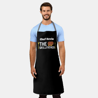 Gift For Dad Custom Name Father's Day Grill Father Apron