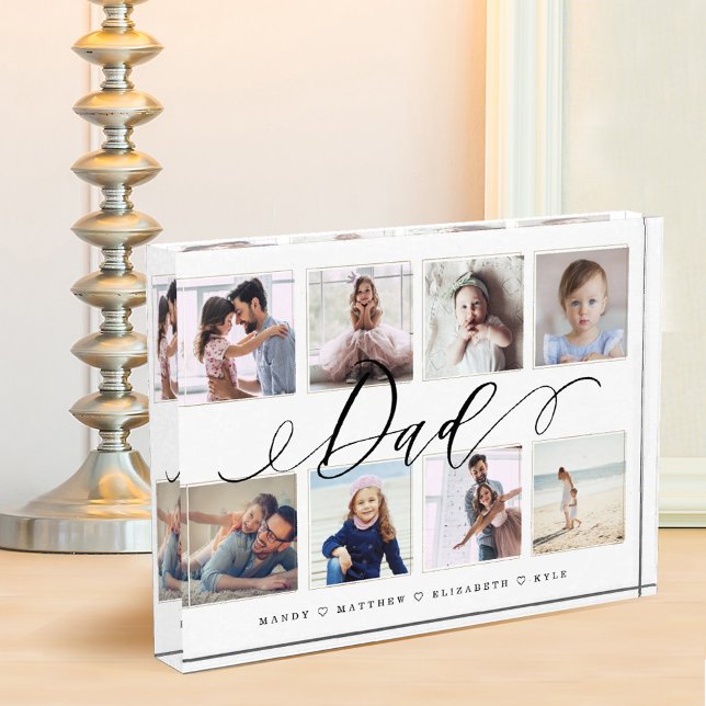 Gift for Dad | Family Photo Keepsake Collage (Creator Uploaded)