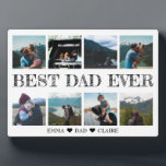 Gift For Dad Photo Collage Plaque With Easel<br><div class="desc">Do you have a special father in your life? Do you want to show him how much you care by giving him the best gift of all - a personalised photo collage! With our easy-to-use online tools, you can create a beautiful and heartfelt collage just for Dad. Whether he's been...</div>