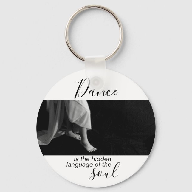 gift for dancer gift for dance teacher key ring (Front)
