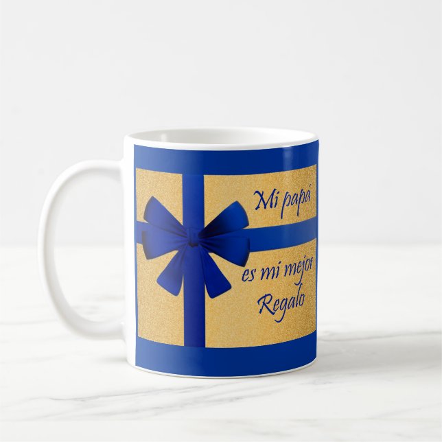 Gift for father coffee mug (Left)