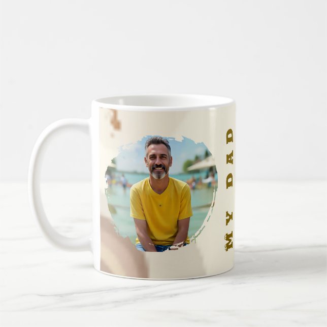 Gift for father  coffee mug (Left)