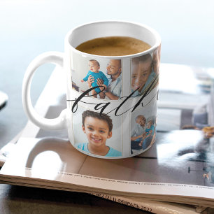 Gift for Father Father's Day Photo Collage Coffee Mug
